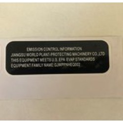 EPA DECAL 8602